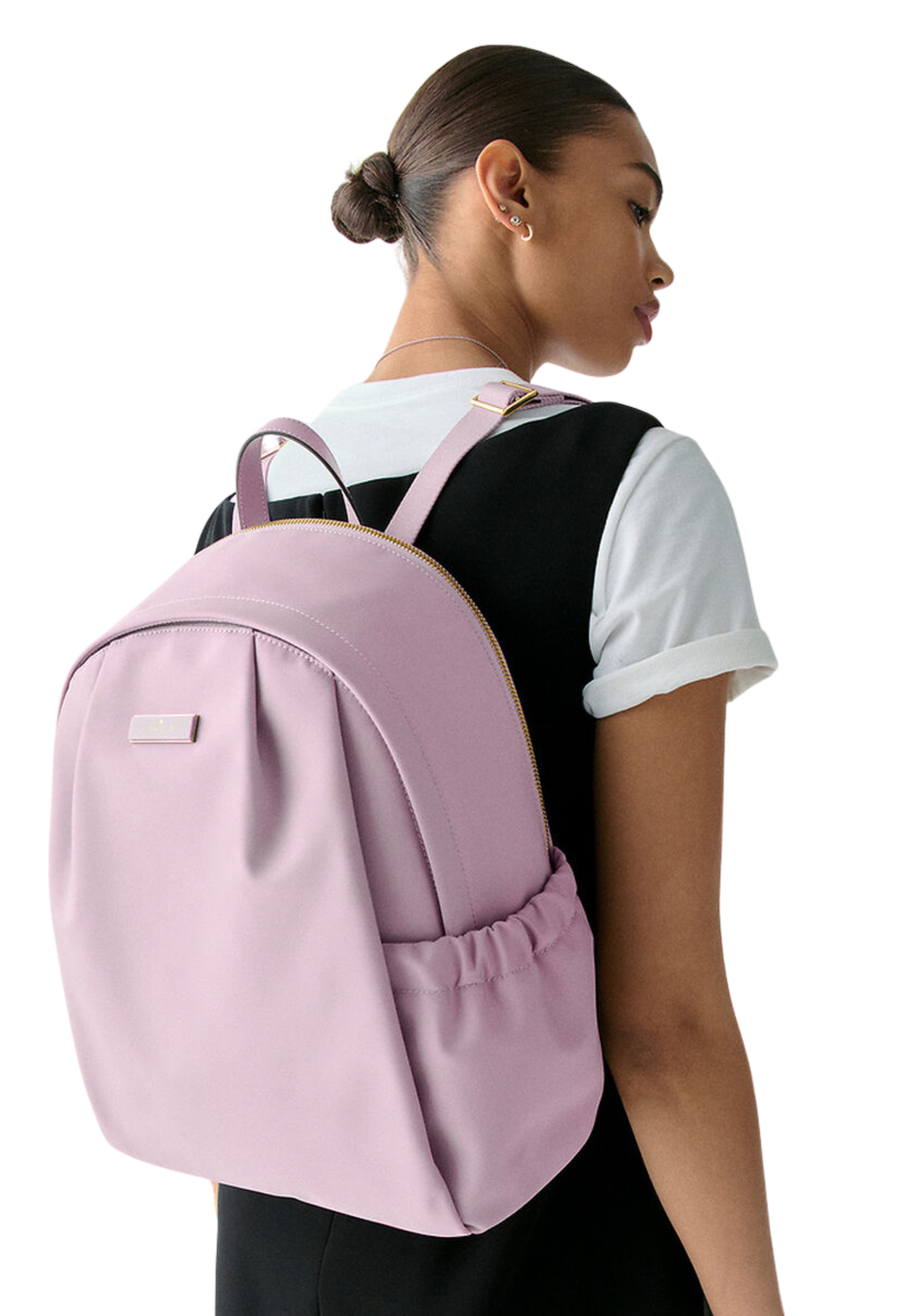 Kate Spade Carter Nylon Large Backpack In Lavender Smoke KL962
