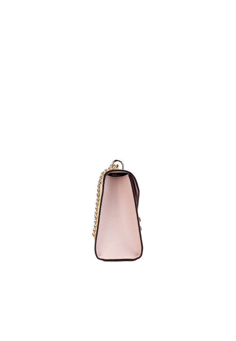 Michael Kors Whitney Medium Flap Chain Shoulder Bag In Powder Blush Multi 35R4GWHL6Y