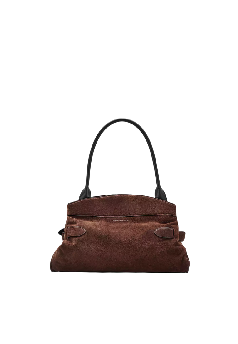 ( PREORDER ) Marc Jacobs The Suede Dakota Satchel Bag In Dark Brown 2F5HSC009H01