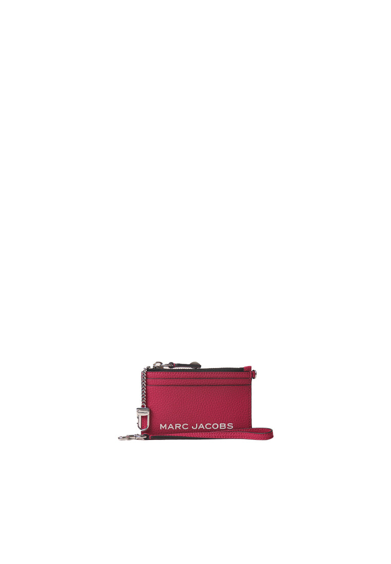 Marc Jacobs Small Slim Billfold Wallet In Lipstick Pink 4R3SMP025S02