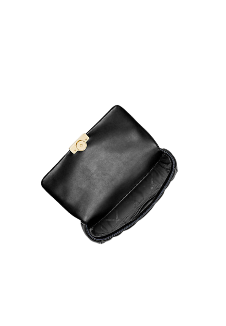 ( PREORDER ) Michael Kors Tribeca Small Quilted Leather Shoulder bag In Black 30R4G2RL5L