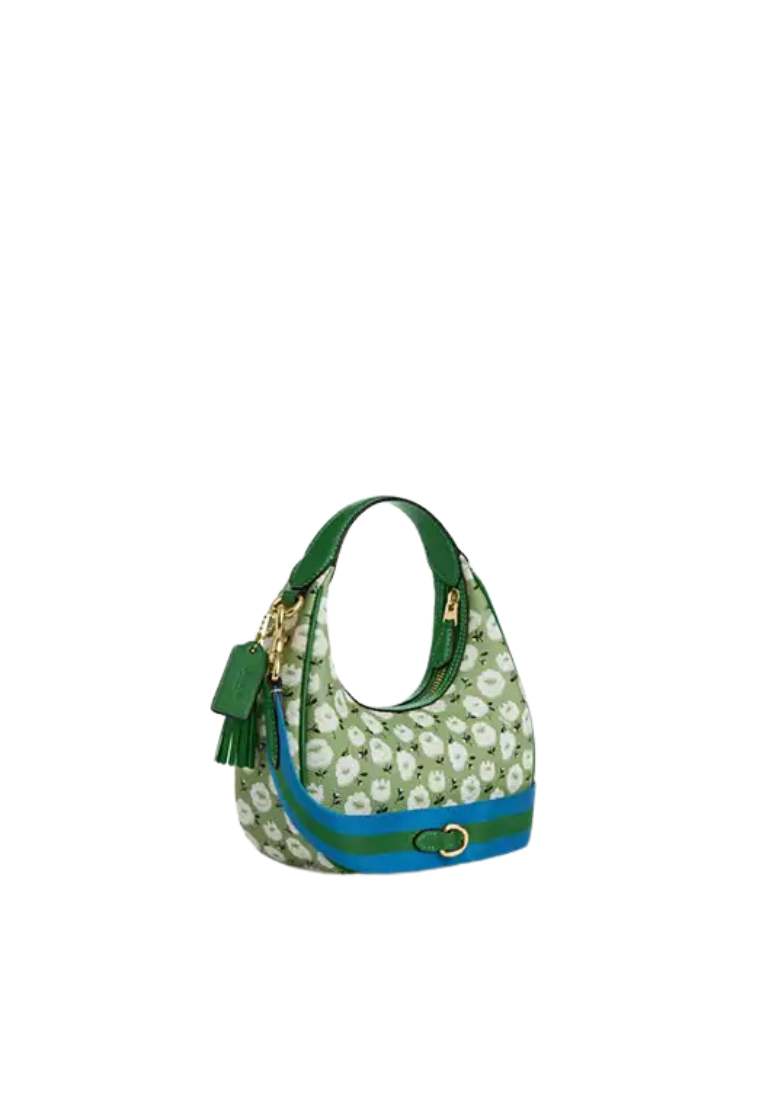 ( PREORDER ) Coach Carmen Mini With Floral Print Crossbody Bag In Kelly Multi CBI58