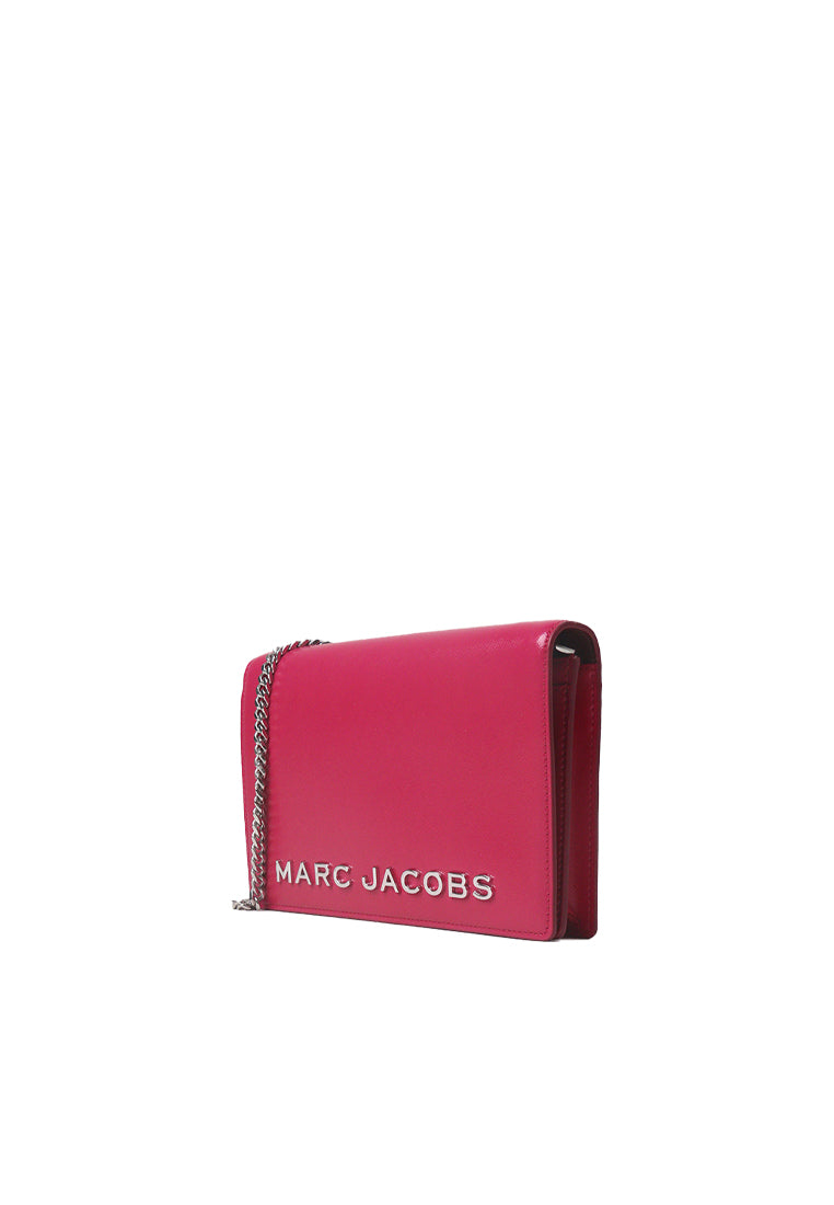 Marc Jacobs Party On a Chain Crossbody Bag In Lipstick Pink 4R3SMN015S01