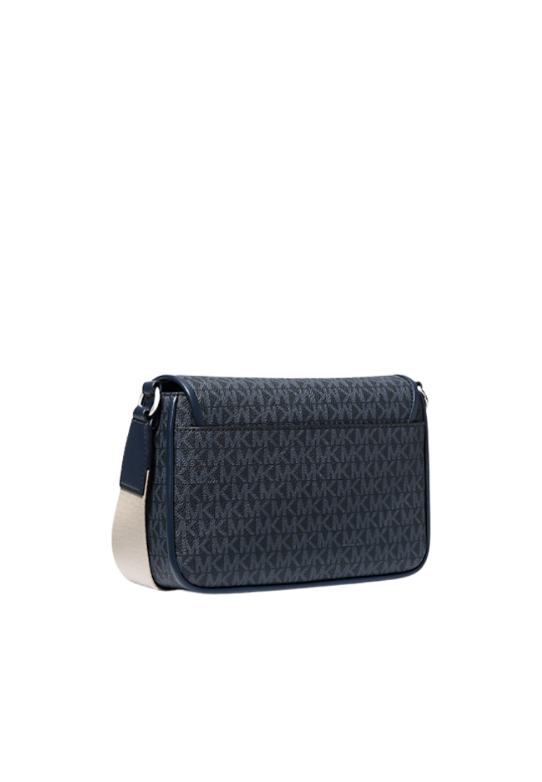 ( PREORDER ) Michael Kors Bradshaw Medium Signature Logo Messenger Bag In Admiral 35S5S2BM8B
