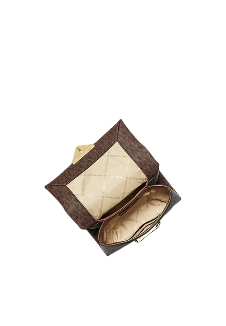 Michael Kors Cece Small Logo Shoulder Bag In Brown 35F2G0EC5B