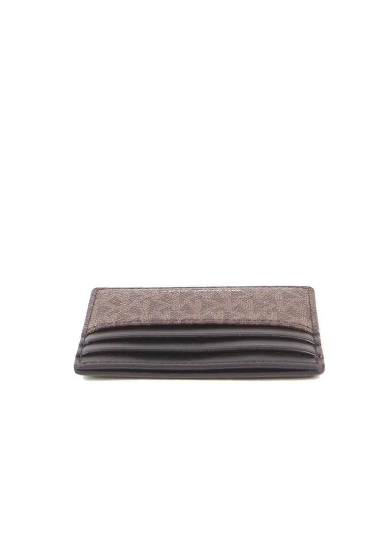 Michael Kors Cooper Tall 36U9LCRD1B Card Case In Brown Black