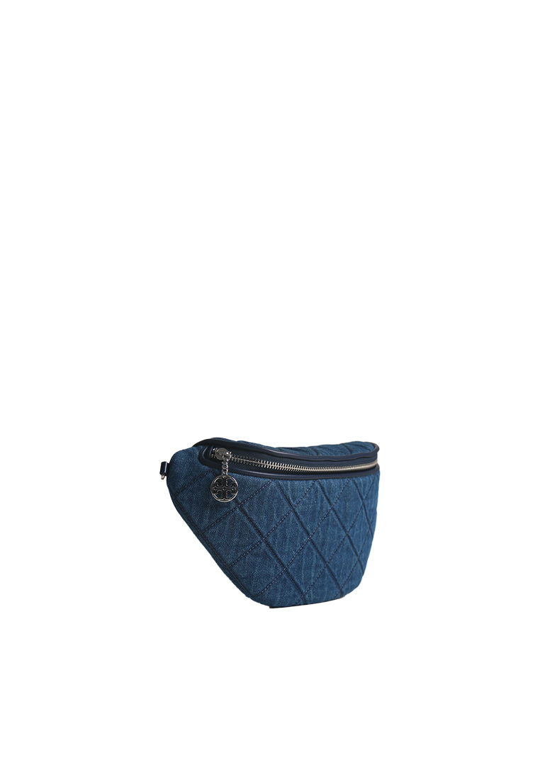 Tory Burch Willa Denim Belt Bag In Denim 166175