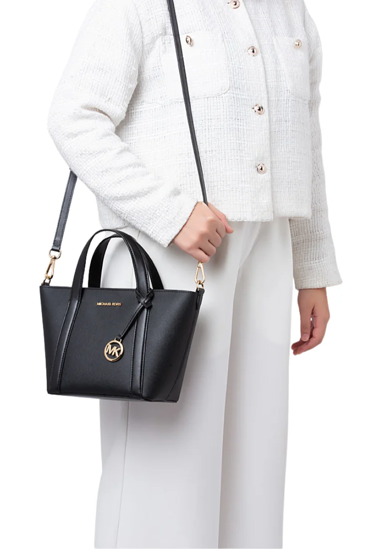 Michael Kors Pratt Small Tote Bag In Black 35R4G0CT1I