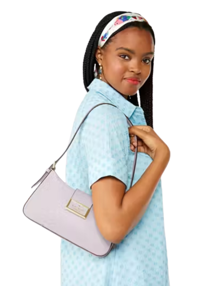 Kate Spade Reegan Small Shoulder Bag In Pale Amethyst KG185