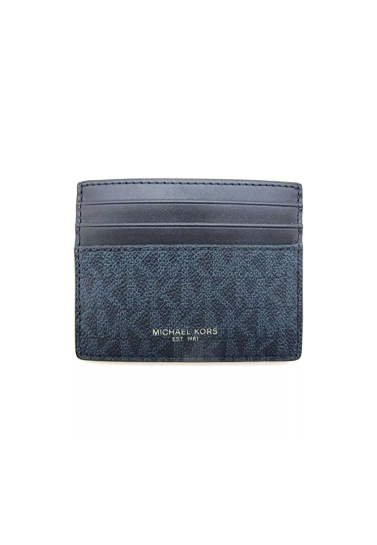 Michael Kors Cooper Tall Card Case 36U9LCRD1B In Admiral Blue
