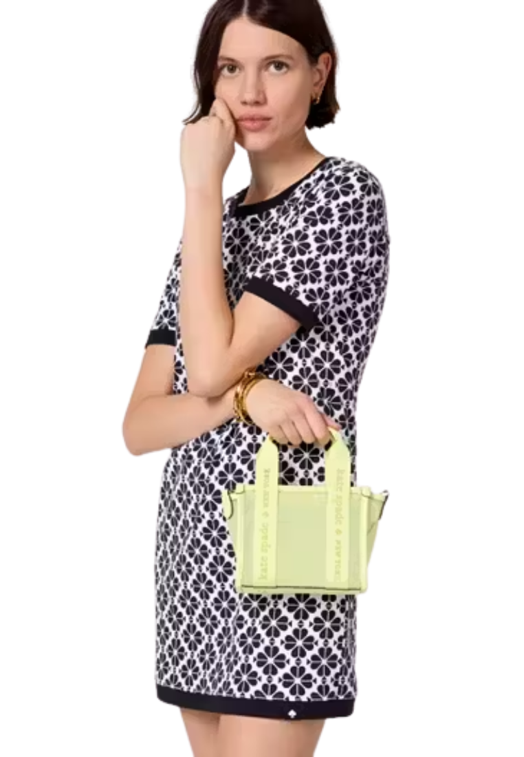 Kate Spade Kip Mesh Tote Bag Mini In Mellow Rind KL060