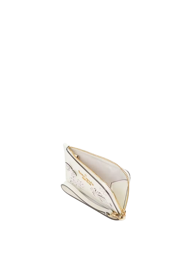( PREORDER ) Kate Spade Boxed Madison Perforated Small Wristlet In Meringue KK962