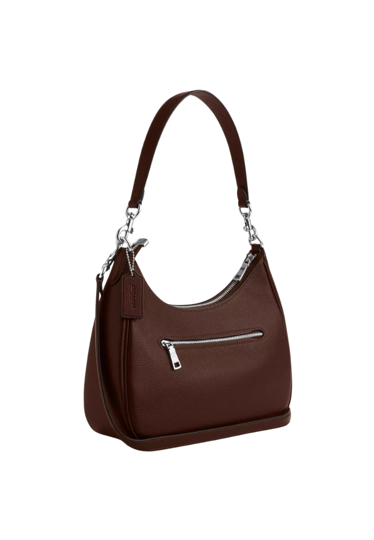 ( PREORDER ) Coach Teri Hobo Shoulder Bag In Silver Maple CV935