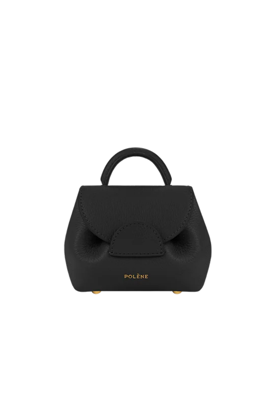 ( PREORDER ) Polene Numero Un Micro Crossbody Bag In Textured Black