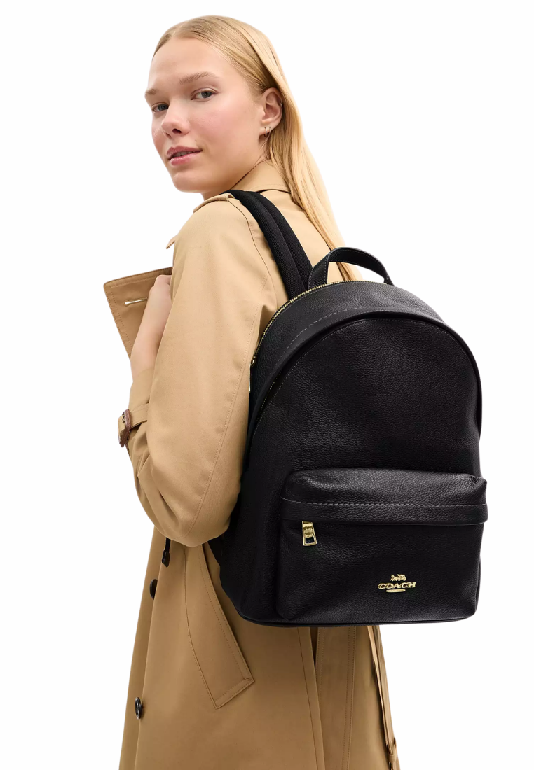 ( PREORDER ) Coach Taylor Small Backpack In Gold Black CDW78