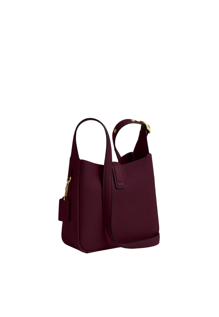 ( PREORDER ) Coach Hadley Mini Crossbody Bag In Dark Wine CAL60