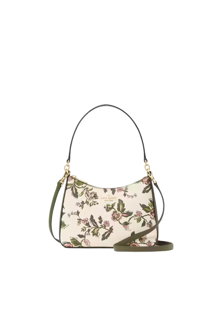 ( PREORDER ) Kate Spade Margot Floral Shoulder Bag In Meringue Multi KL809