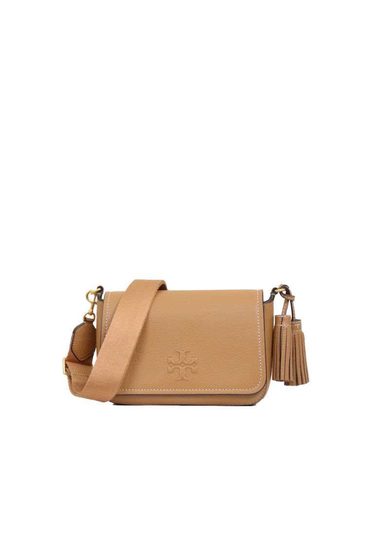 Tory Burch Thea Flap Crossbody Bag In Tiramisu 144688