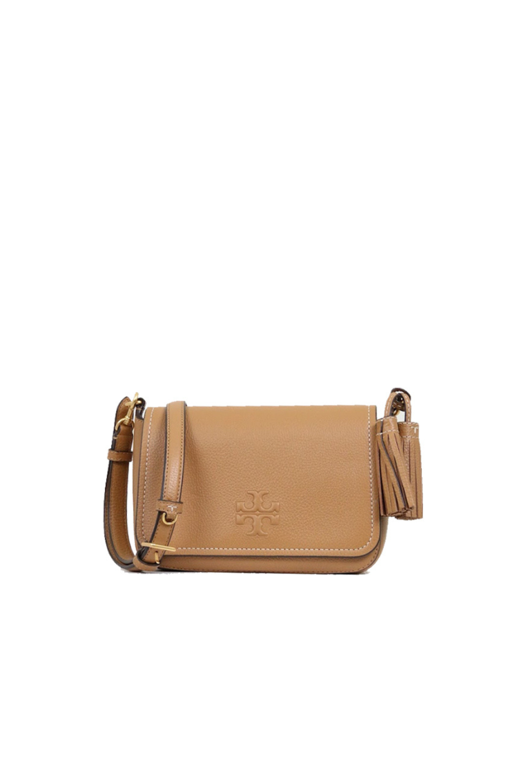 Tory Burch Thea Flap Crossbody Bag In Tiramisu 144688