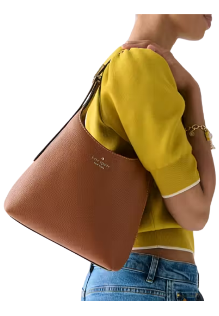 ( PREORDER ) Kate Spade 454 Small Shoulder Bag In Warm Gingerbread KM482
