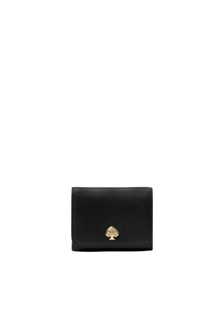 Kate Spade Kayla Small L-Zip Wallet In Black KK056