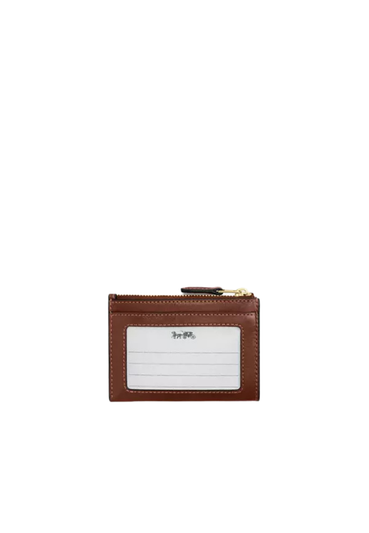 ( PREORDER ) Coach Mini Skinny Id Case In Redwood CEC47