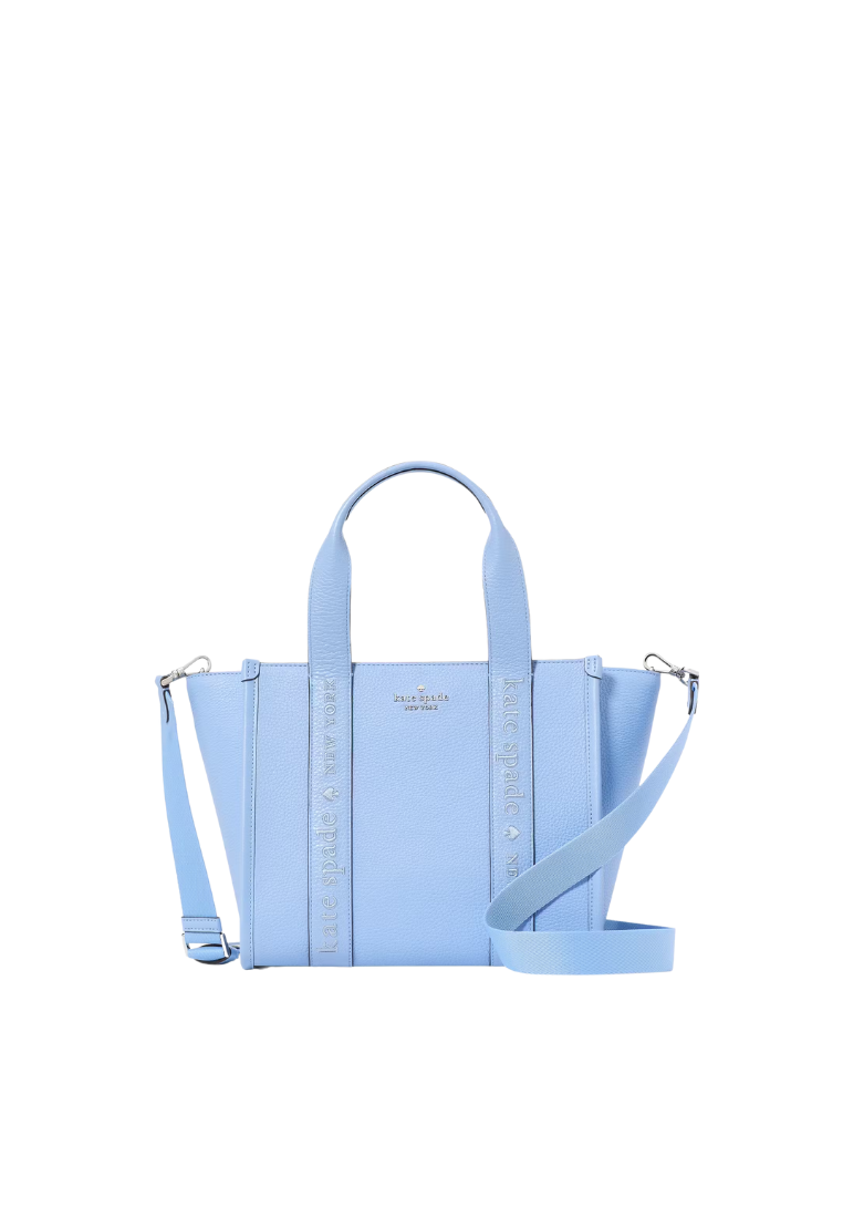 ( PREORDER ) Kate Spade Kip Leather Small Tote Bag In Periwinkle Sky KL935