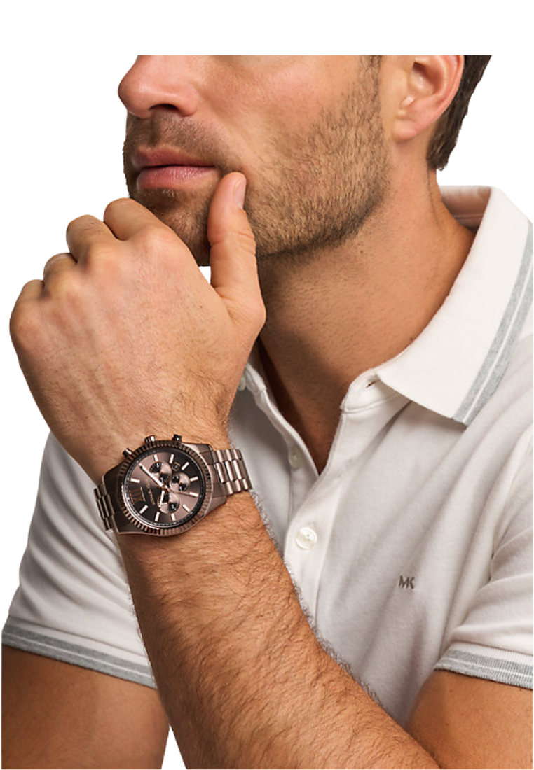 ( PREORDER ) Michael Kors Oversized Lexington Brown-Tone Watch In Chocolate MK9224