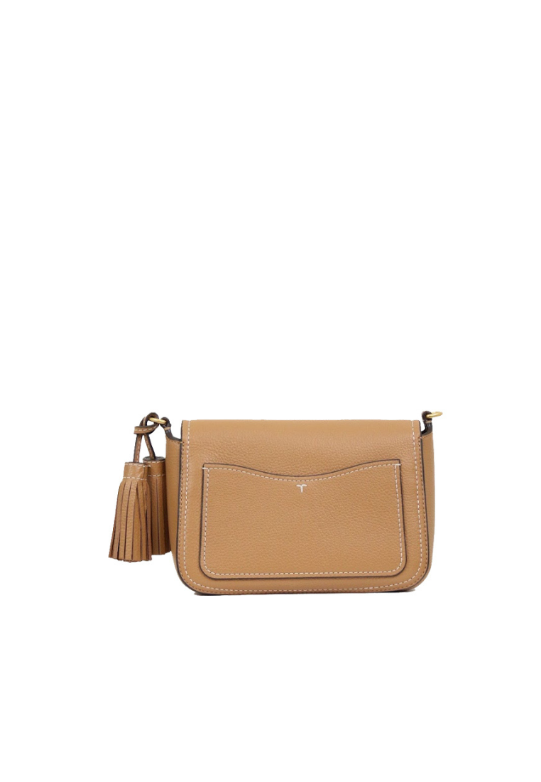 Tory Burch Thea Flap Crossbody Bag In Tiramisu 144688