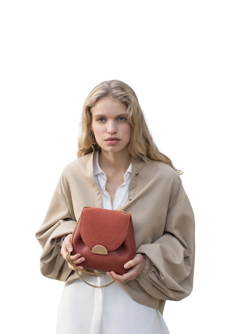 ( PREORDER ) Polene Numero Un Mini Shoulder Bag In Terracotta