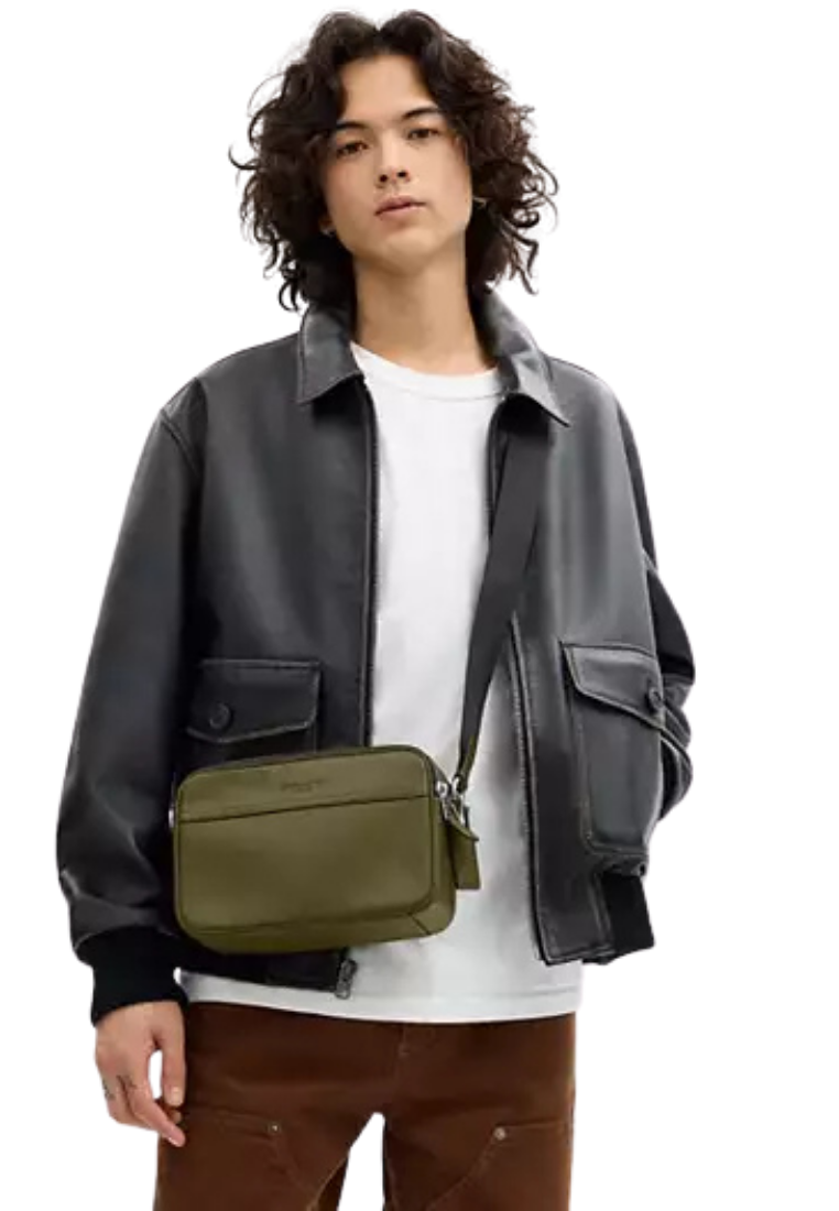 ( PREORDER ) Coach Graham Crossbody bag In Silver Olive CR771