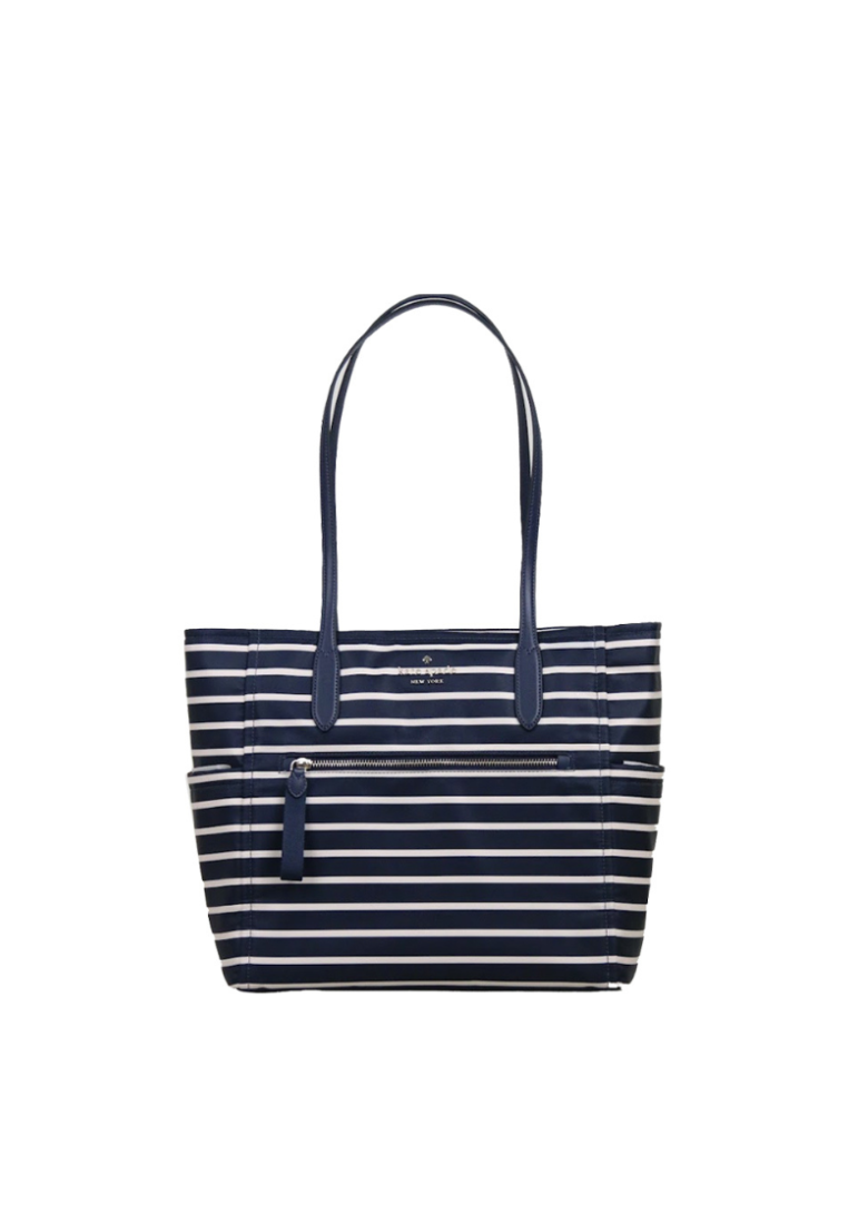 Kate Spade Chelsea The Little Better Marina Stripe Printed Tote Bag In Parisian KB603