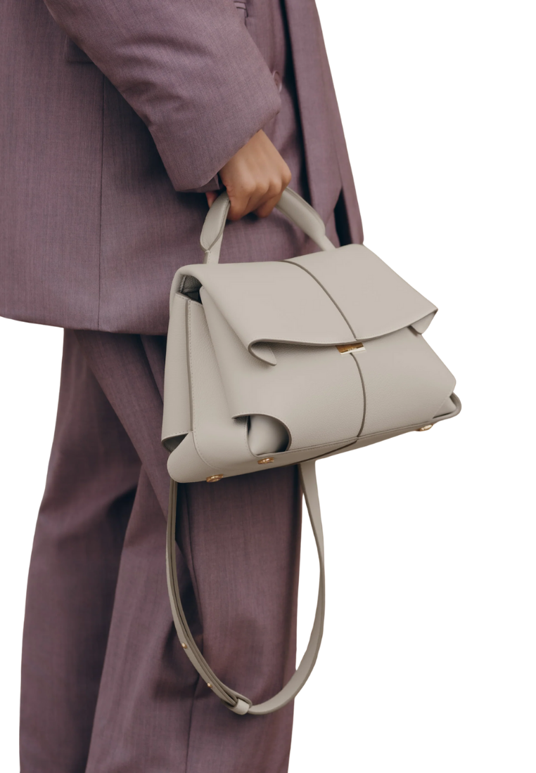 ( PREORDER ) Polene Mokki Mini Crossbody Bag In Chalk