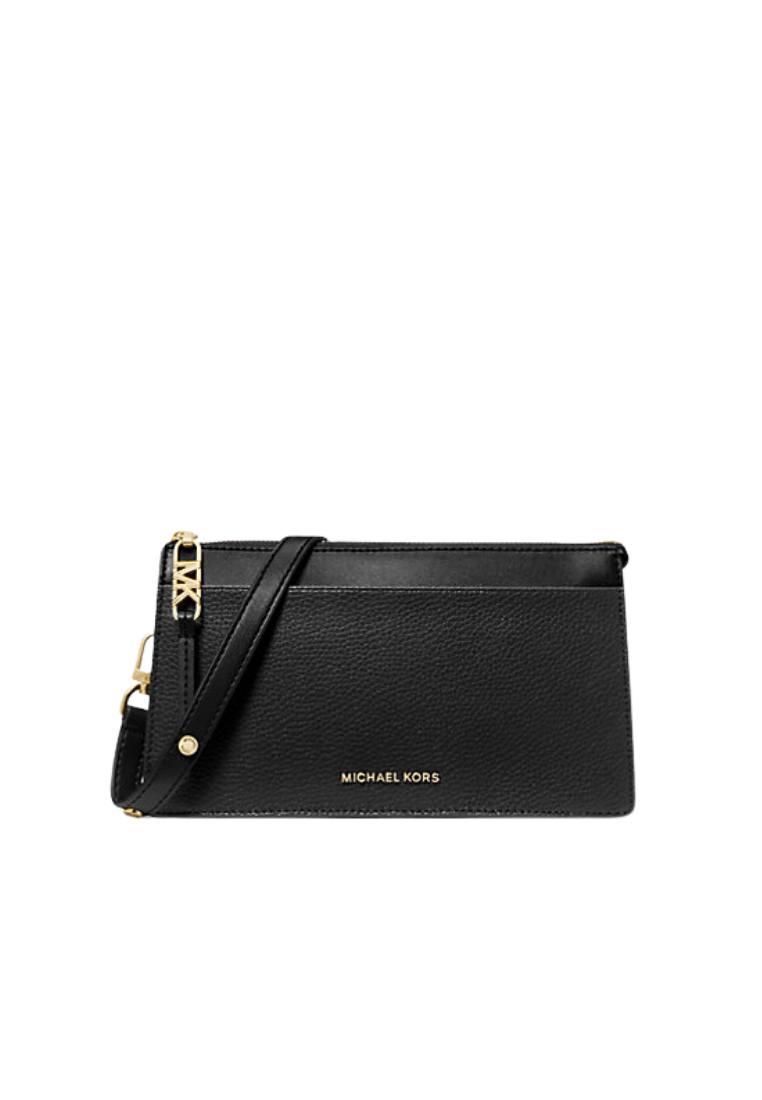 ( PREORDER ) Michael Kors Empire Large Leather Convertible Crossbody Bag In Black 32H3G8EC7L