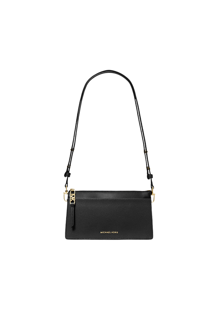 ( PREORDER ) Michael Kors Empire Large Leather Convertible Crossbody Bag In Black 32H3G8EC7L