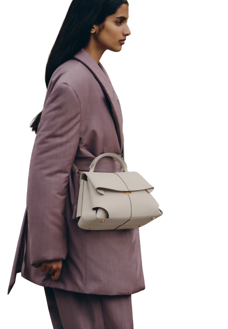 ( PREORDER ) Polene Mokki Mini Crossbody Bag In Chalk