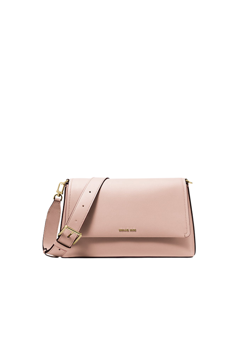 ( PREORDER ) Michael Kors Nessa Large Leather Crossbody bag In Soft Pink 30T5G8ZM3L