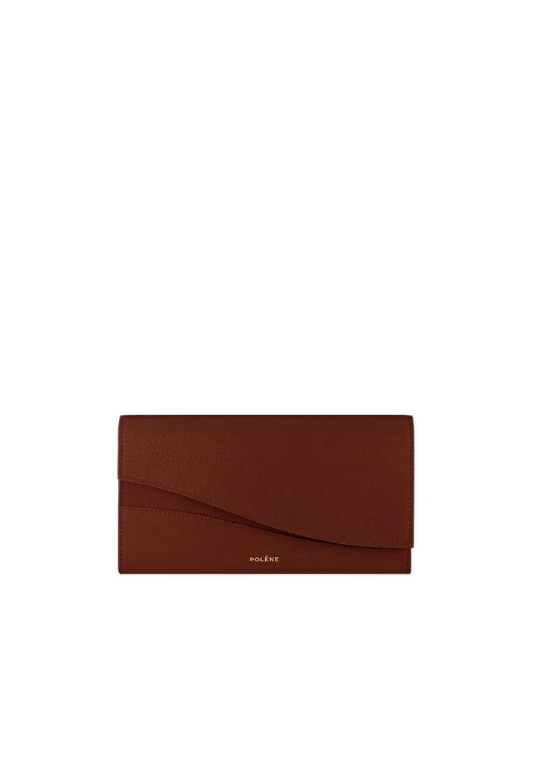 ( PREORDER ) Polene Sierra Wallet In Duo Cognac