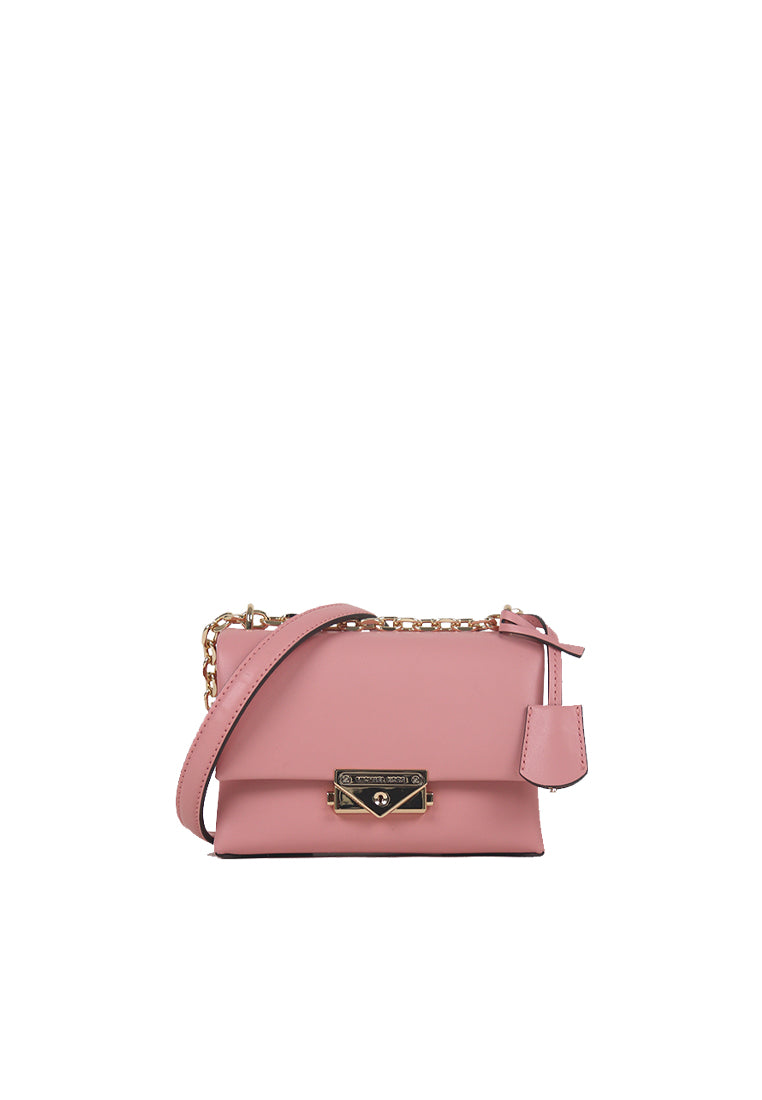 ( AS IS ) Michael Kors Cece Small Faux Leather Shoulder Bag In Prime Rose 35F2G0EC5O