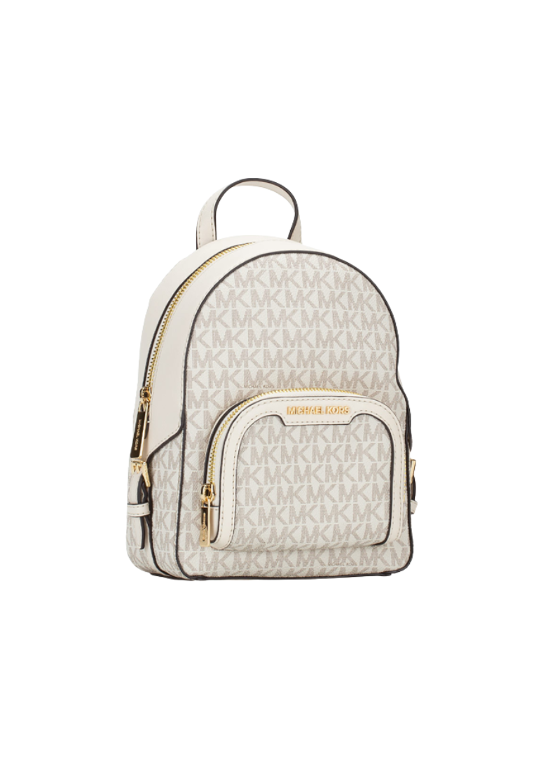 Michael Kors Jaycee Mini Backpack In Light Cream Multi 35T2G8TB1B