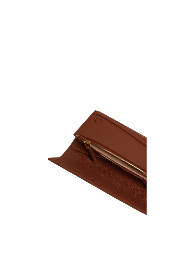 ( PREORDER ) Polene Sierra Wallet In Duo Cognac