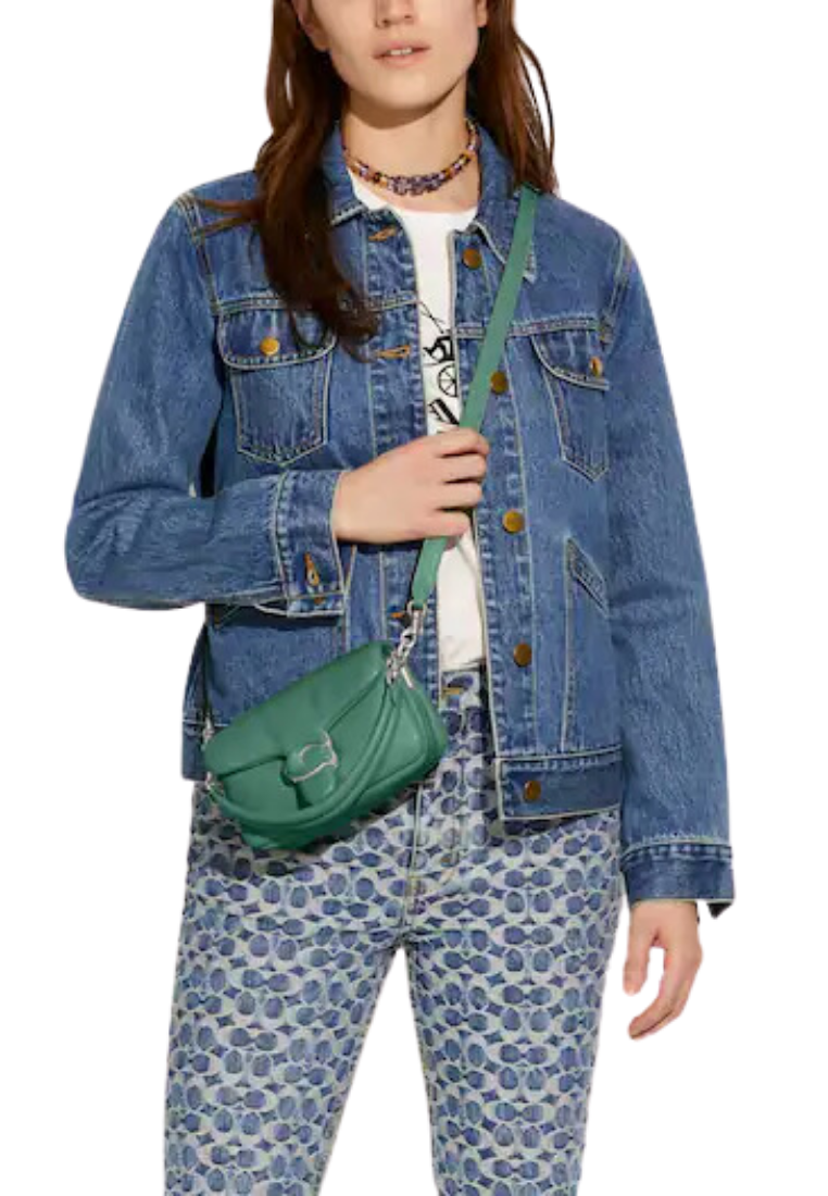 Coach Pillow Tabby Shoulder Bag In Bright Green C3880