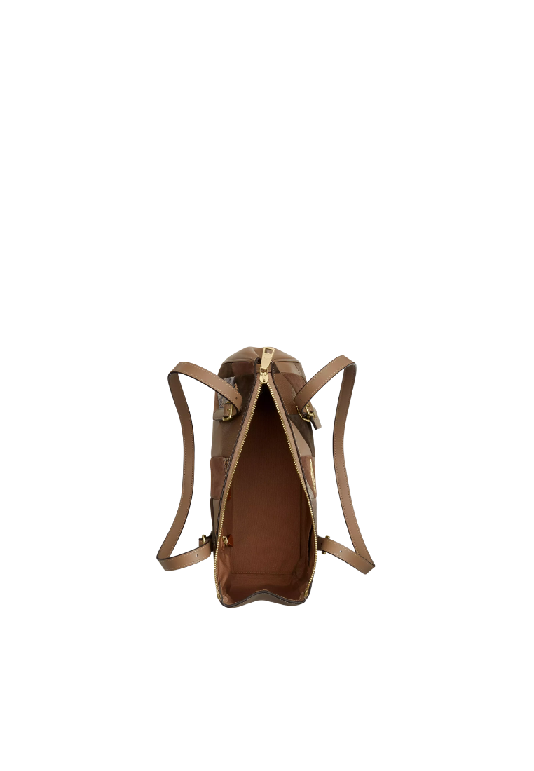 ( PREORDER ) Coach Asher With Patchwork Shoulder Bag In Mushroom Multi CCJ05