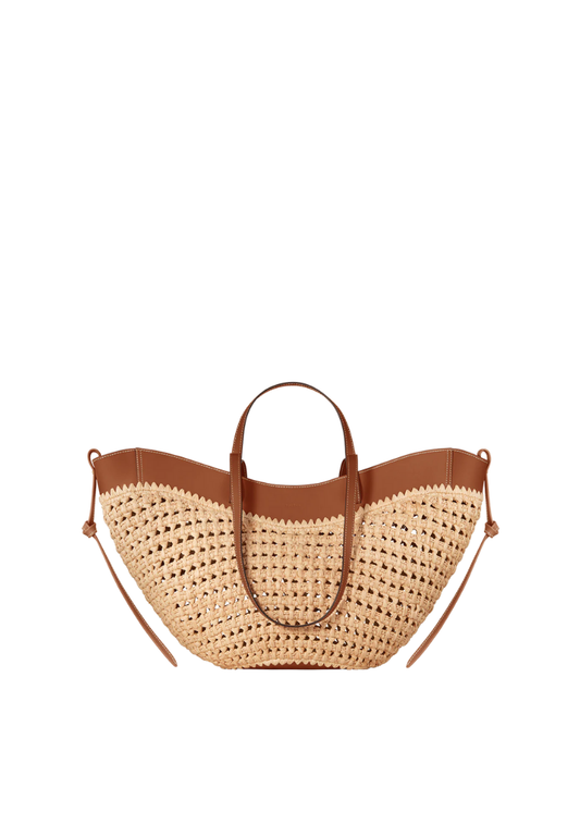( PREORDER ) Polene Cyme Shoulder Bag In raffia