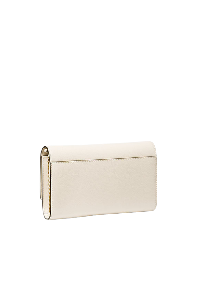 ( PREORDER ) Michael Kors Jet Set Large Leather Crossbody bag In Light Cream 35F2GTTC8L