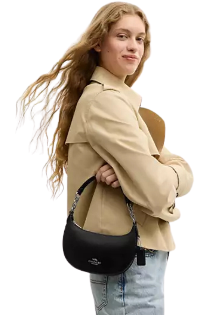 Coach Mini Payton Shoulder Bag In Black CEL08