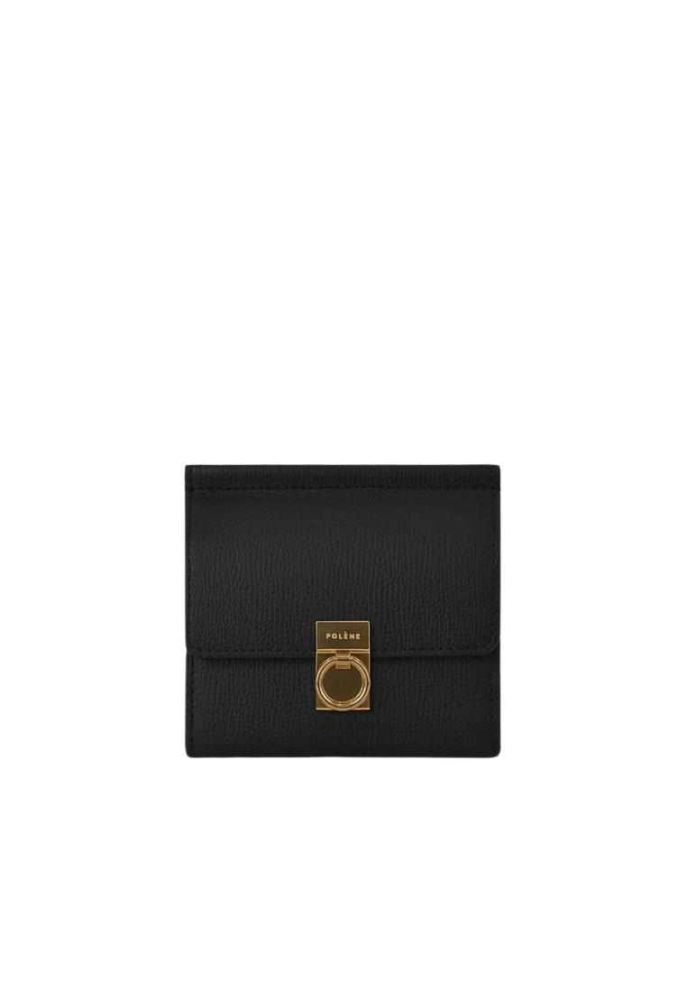 ( PREORDER ) Polene Numero Sept Wallet In Textured Black