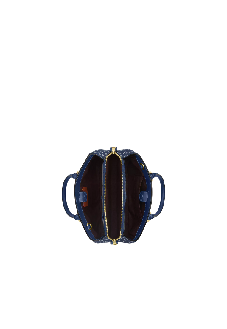 ( PREORDER ) Coach Savannah Small With Floral Print Carryall Bag In Deep Blue Multi CBI55