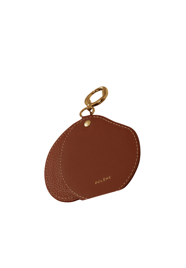 ( PREORDER ) Polene Atla Mirror Charm In Duo Cognac