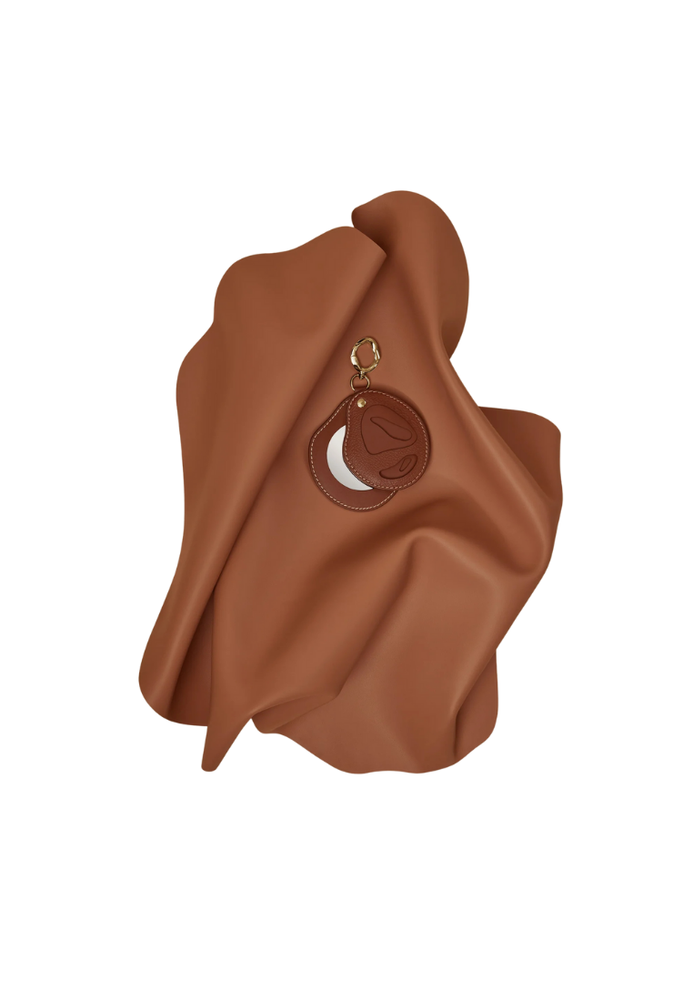 ( PREORDER ) Polene Atla Mirror Charm In Duo Cognac